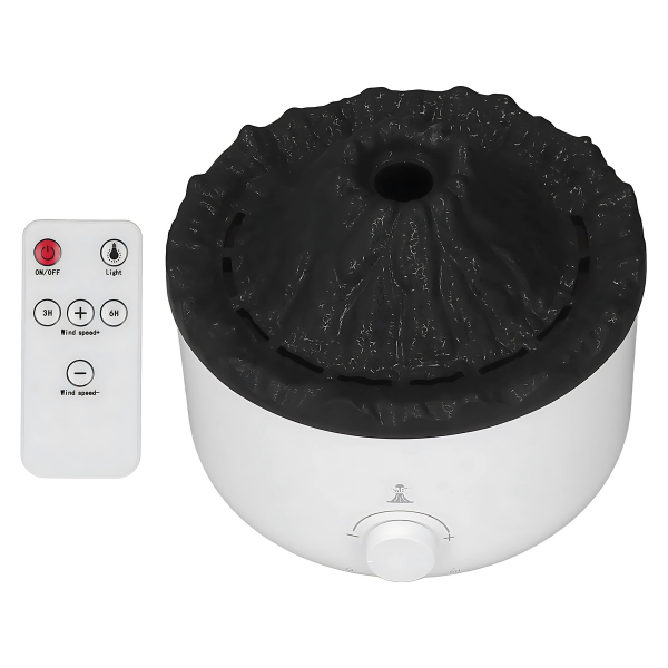 Humidificador Difusor de Aromas con Iluminación Volcánica