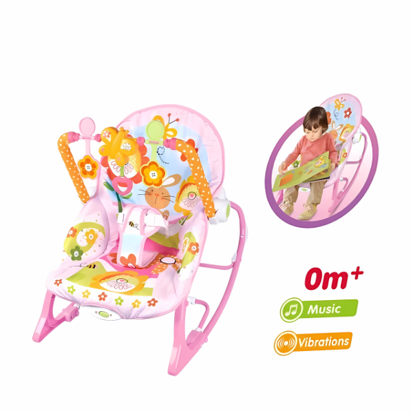 Mecedora para Bebé con Música, Vibración y Juguetes Educativos