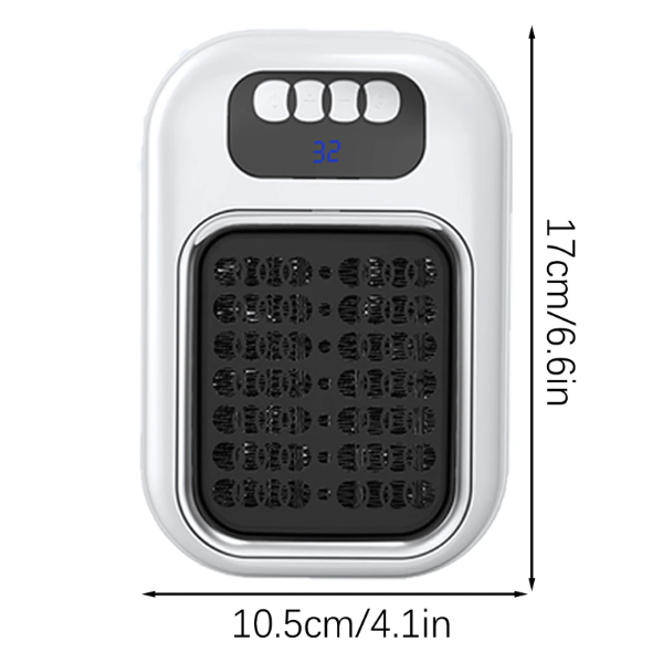 Mini Calefactor Eléctrico de Pared ThermalStar CE-001