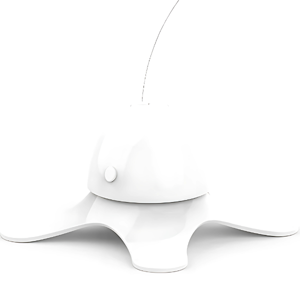 Juguete Automático para Gatos con Mariposa Giratoria 360°