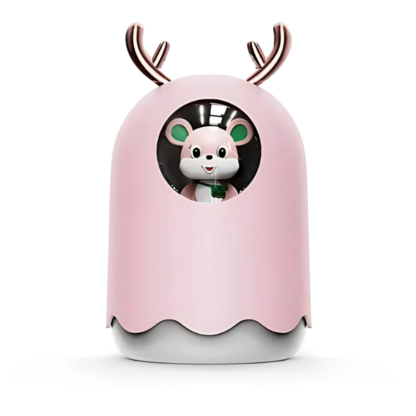 Humidificador de Aire Portátil con Diseño de Reno – Auto, Hogar y Oficina