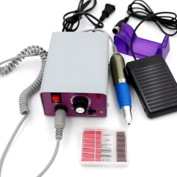 Set Torno Profesional Para Uñas Acrílicas, Manicure Pedicure