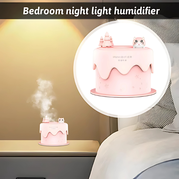 Humidificador Silencioso Cute Cat
