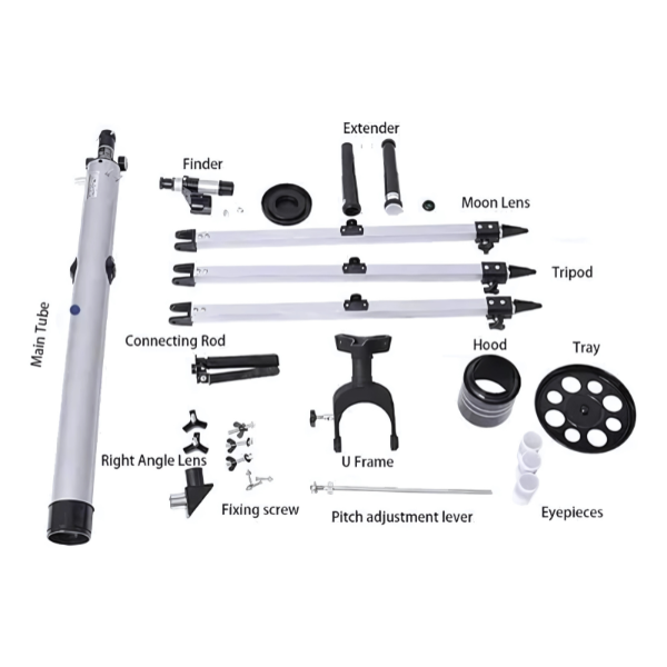Telescopio Astronómico Profesional F70060 Educativo