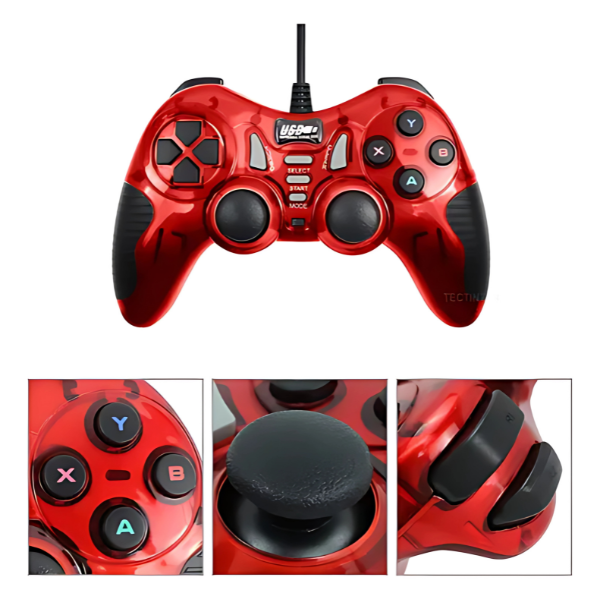 Joystick USB Alámbrico para PC/PS3 con Vibración