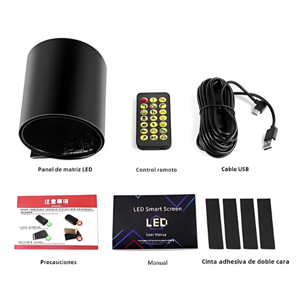 Panel Pantalla LED Ojos 60x12 cm – Personaliza tu Vehículo con Estilo y Tecnología