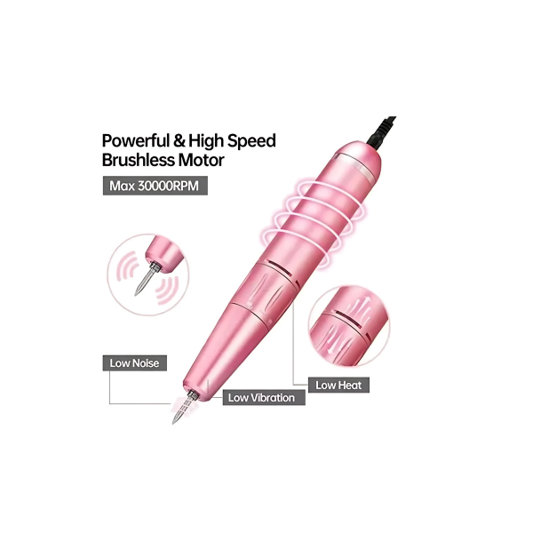 Torno Pulidor de Uñas Inalámbrico Profesional – 30.000 RPM