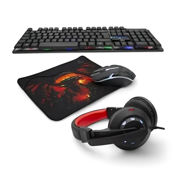 Kit Gamer Monster Games Insertion 4 en 1 RGB