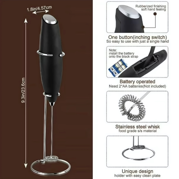Batidor Espumador Eléctrico
