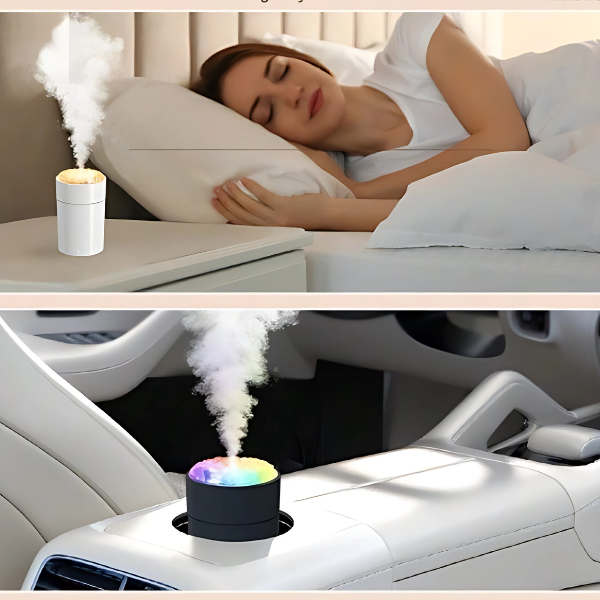 Humidificador para auto USB Con Luz RGB
