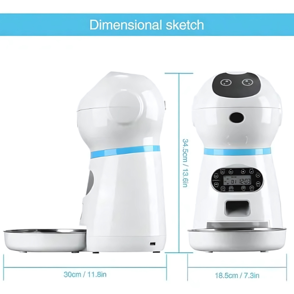 Robot Dispensador de Alimento para Perros y Gatos