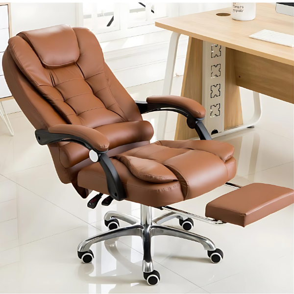 Silla Ejecutiva Ergonómica con Masaje y Reposapiés