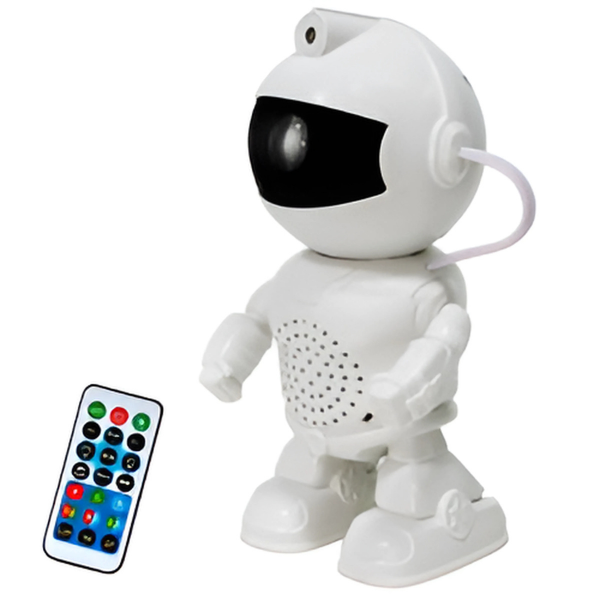 Proyector Galáctico Robot Astronauta con Bluetooth, Parlante y Luz LED Láser