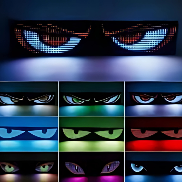 Panel Pantalla LED Ojos 60x12 cm – Personaliza tu Vehículo con Estilo y Tecnología