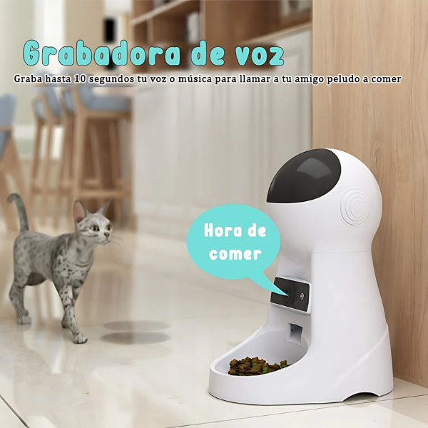 Alimentador con Cámara y App para mascotas
