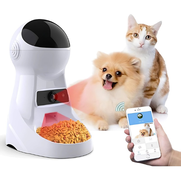 Alimentador con Cámara y App para mascotas