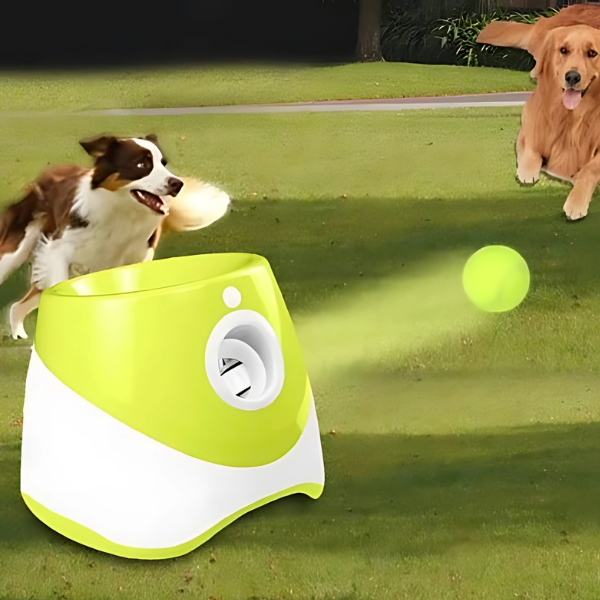 Juguete Inteligente para Perros – Lanzador Automático de Pelotas