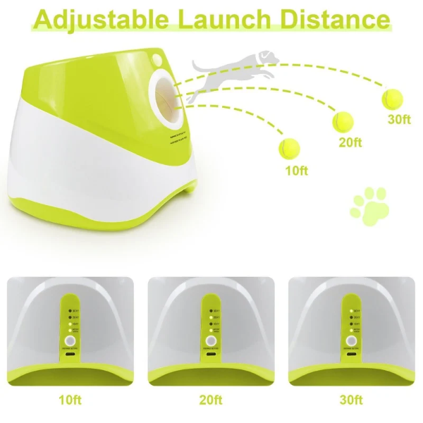 Juguete Inteligente para Perros – Lanzador Automático de Pelotas