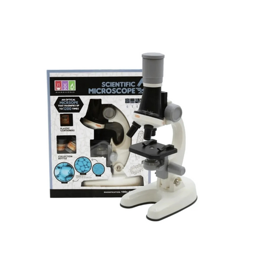 Microscopio LED De 300X 600X 1200X Para Niños