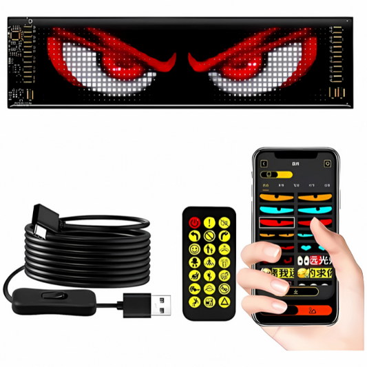 Panel Pantalla LED Ojos 60x12 cm – Personaliza tu Vehículo con Estilo y Tecnología