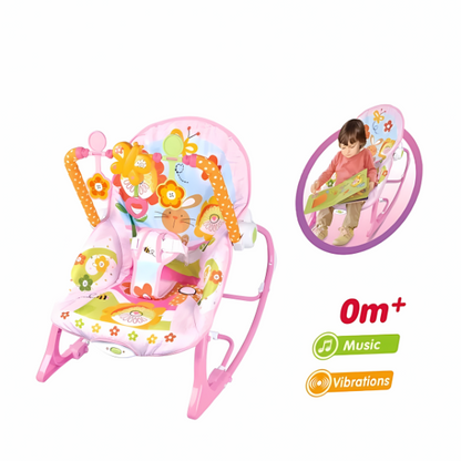 Mecedora para Bebé con Música, Vibración y Juguetes Educativos