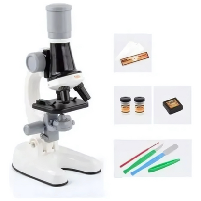 Microscopio LED De 300X 600X 1200X Para Niños