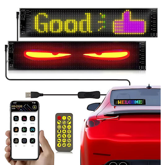 Ojos LED Flexible RGB 17x7 cm con Control por App