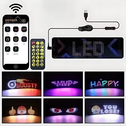 Panel Pantalla LED Ojos 60x12 cm – Personaliza tu Vehículo con Estilo y Tecnología