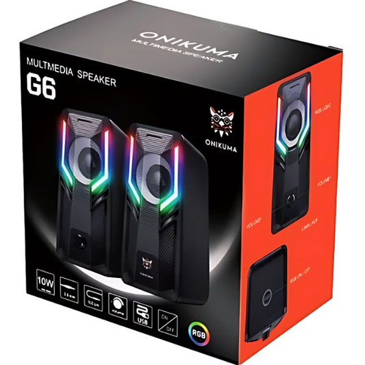 Parlantes Gamer Onikuma G6 RGB