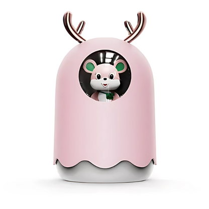 Humidificador de Aire Portátil con Diseño de Reno – Auto, Hogar y Oficina