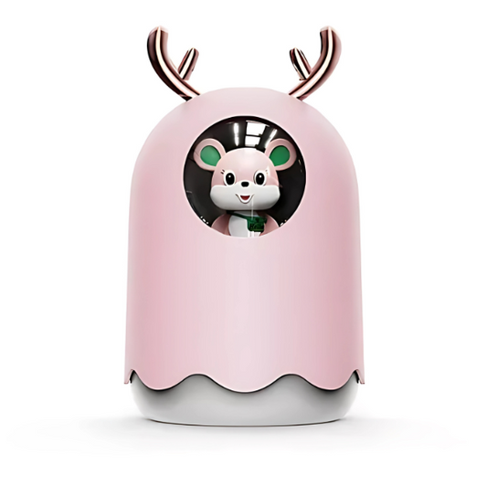 Humidificador de Aire Portátil con Diseño de Reno – Auto, Hogar y Oficina