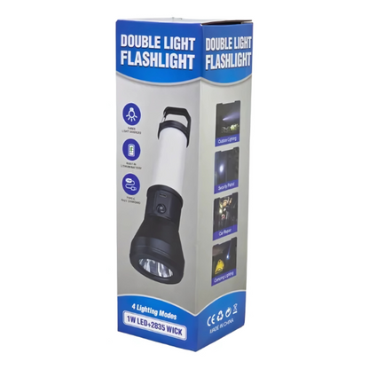 Linterna Recargable LED 2 en 1