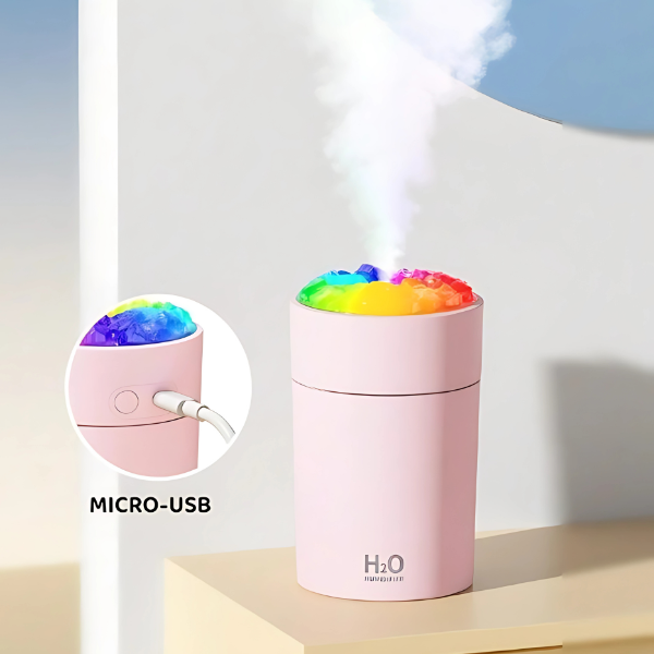 Humidificador para auto USB Con Luz RGB