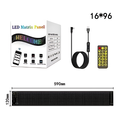 Panel Pantalla LED Ojos 60x12 cm – Personaliza tu Vehículo con Estilo y Tecnología