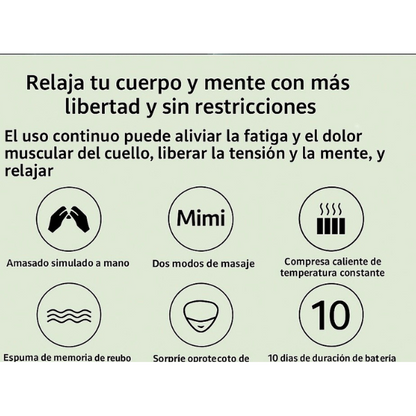 Masajeador eléctrico para cuello MD015 MDHL