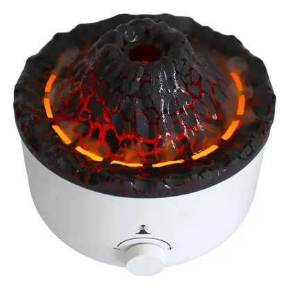 Humidificador Difusor de Aromas con Iluminación Volcánica