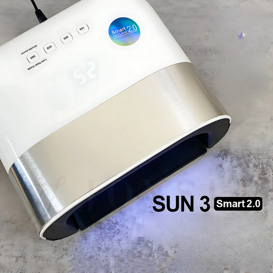 Lámpara Profesional SUN3 LED/UV para Uñas – Curado Rápido, Seguro e Inteligente