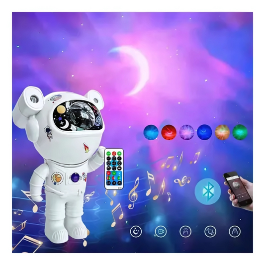 Proyector Galaxia Astronauta con Bluetooth
