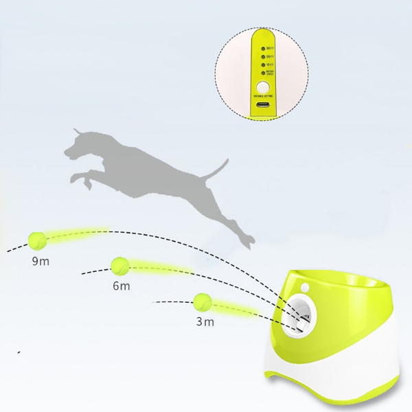 Juguete Inteligente para Perros – Lanzador Automático de Pelotas