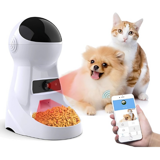 Alimentador con Cámara y App para mascotas